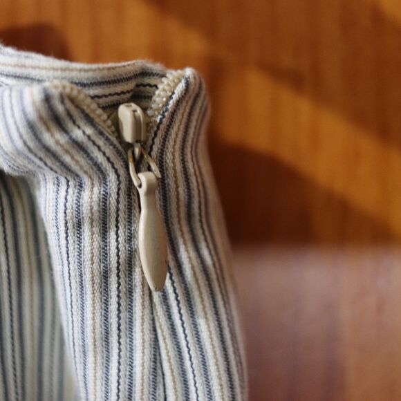 Berry Bicken Vintage Green Striped Pant Suit 12 - Picture 11 of 15